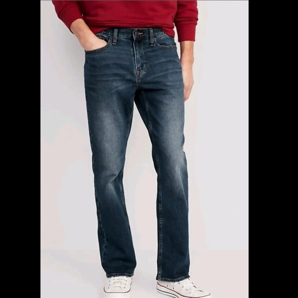 BNWT Men’s Old Navy Boot-Cut Built-In Flex Jeans Size 36x34 Denim
